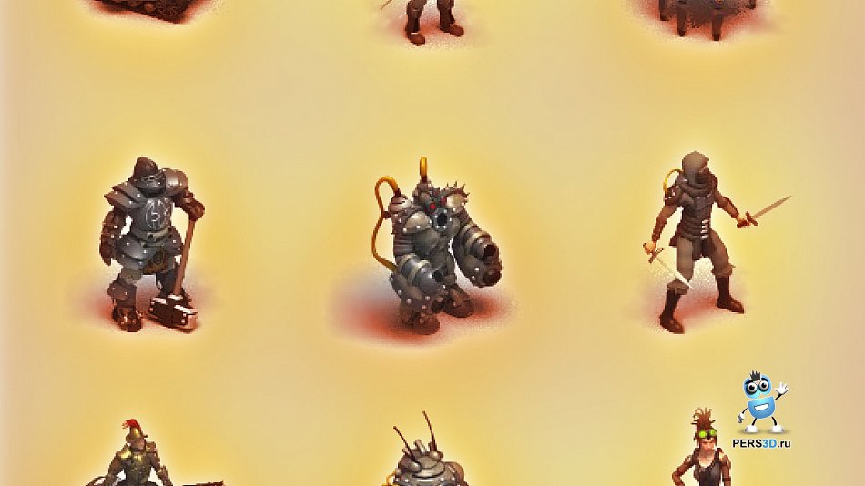 Спрайтовые персонажи для игры "Легенды Энвории"